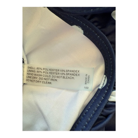 Tempt Me Polka Dot Romper One Piece Swimsuit with Pockets - Size Large - Picture 7 of 12